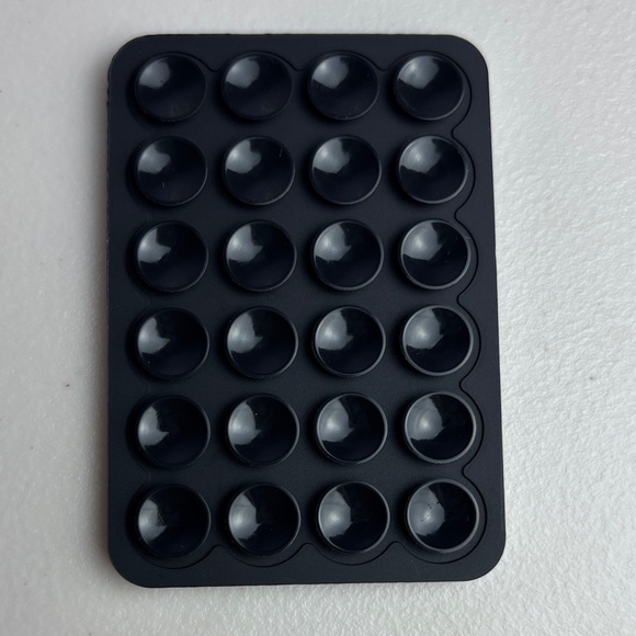 Black Silicone super strong suction cup cell phone holder - Picture 1 of 9